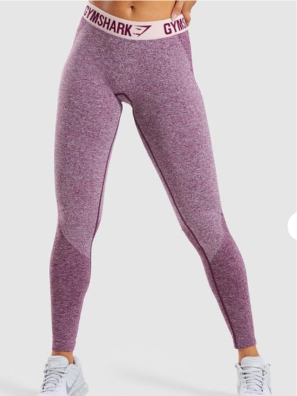 Gymshark Flex Seamless Leggings - Dark Ruby (Purple) Size S